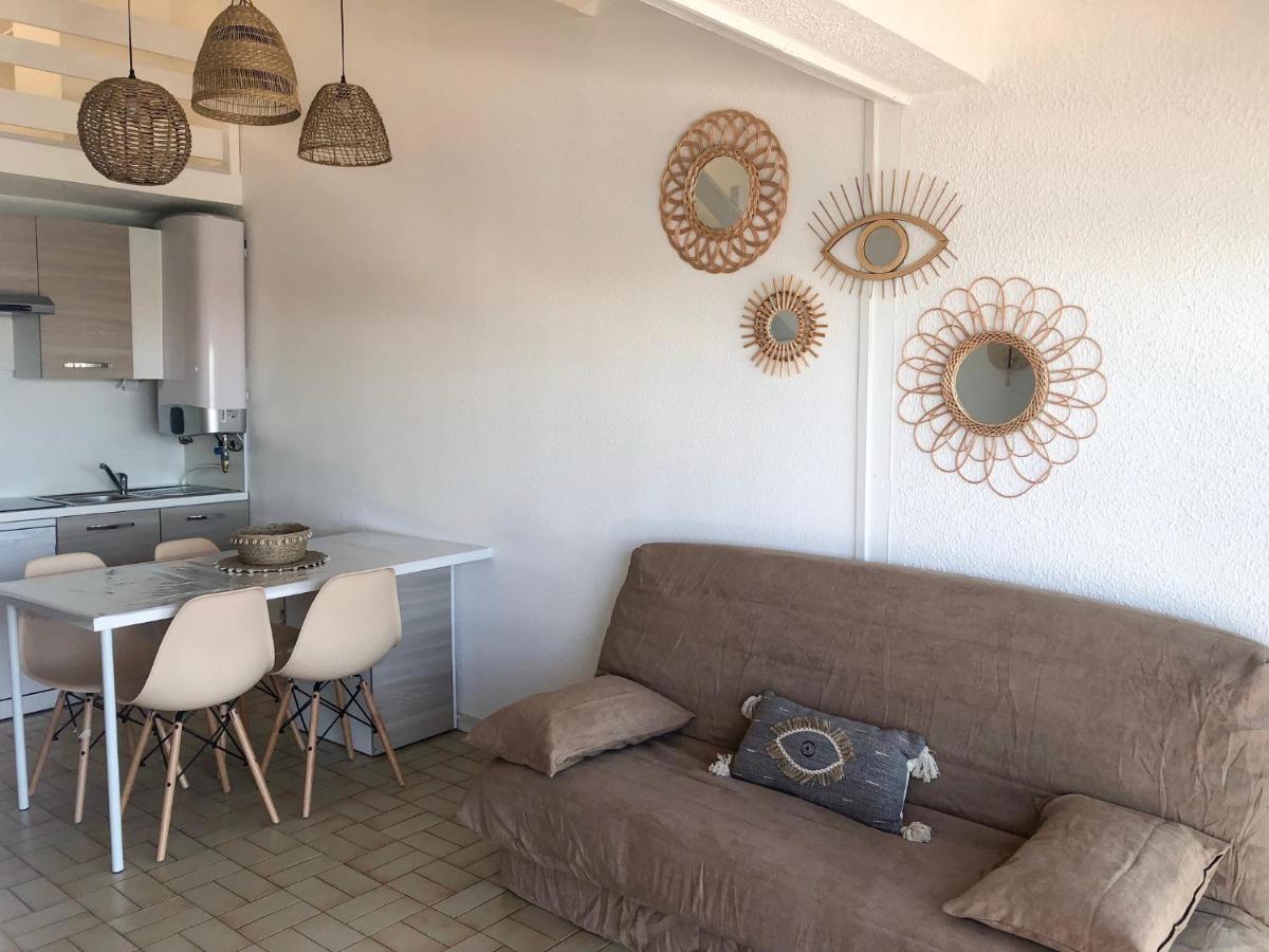 Studio Vue Mer Les Flots Bleus Valras-Plage Exterior foto