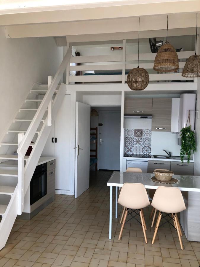 Studio Vue Mer Les Flots Bleus Valras-Plage Exterior foto